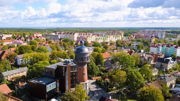 Rússia Zelenogradsk Setembro 2018 Torre Água Krantz Torre Água Cidade — Fotografia de Stock