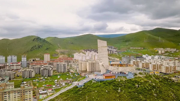 Ulaanbaatar Mongolië Gedenkteken Voor Sovjet Soldaten Zaisan Tolgoi Complex Ter — Stockfoto