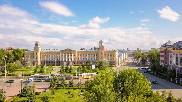 俄罗斯 伊尔库茨克 2018年7月26日 Vostsibugol 贸易和工业公司 Ikhvinsky 从德龙 — 图库照片