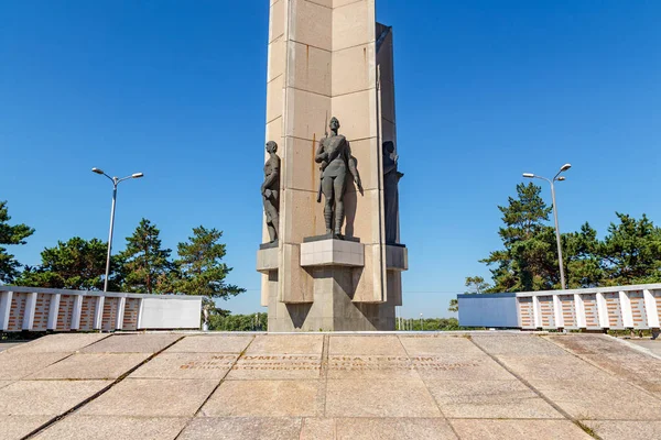 Rusko Omsk Července 2018 Památník Sláva Hrdinům Válečný Památník — Stock fotografie
