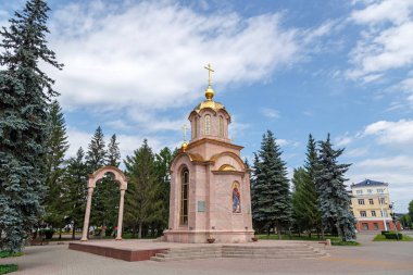 Rusya, Kemerovo. Şapel tüm kim Kemerovo sevinç üzüntü Tanrının annesi simgesinin