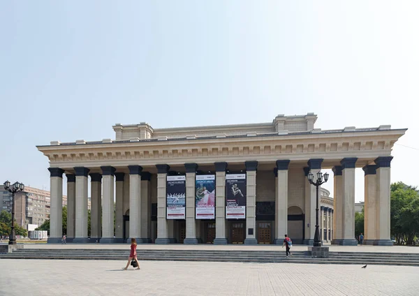 Russia Novosibirsk July 2018 Novosibirsk State Academic Opera Ballet Theater — Stock Photo, Image