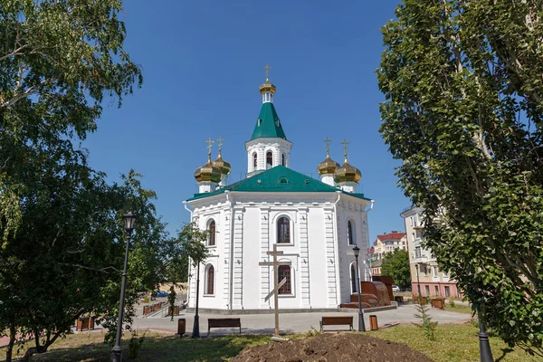 Russie Omsk Résurrection Cathédrale Militaire — Photo