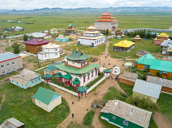 Ivolginsky Datsan Templo Budista Ubicado Buriatia Rusia Fue Inaugurado 1945 — Foto de Stock