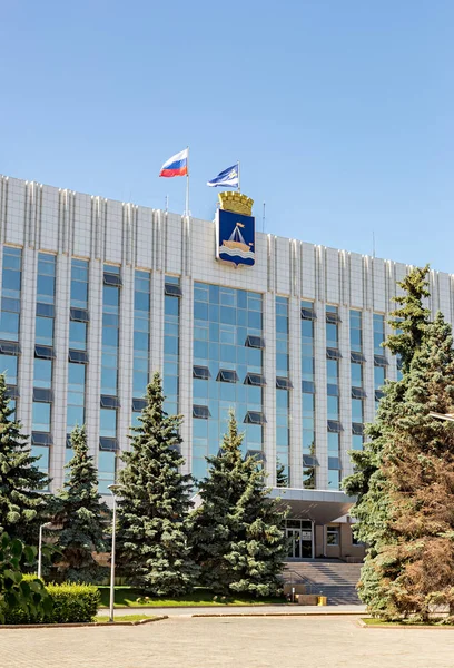 Ryssland Tyumen Juli 2018 Byggnaden Administrationen Staden Och City Duman — Stockfoto