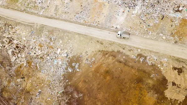 Discarica Nelle Vicinanze Della Città Ekaterinburg Russia Drone — Foto Stock