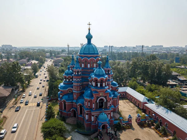 Russland Irkutsk Die Kirche Der Ikone Der Gottesmutter Von Kazan — Stockfoto