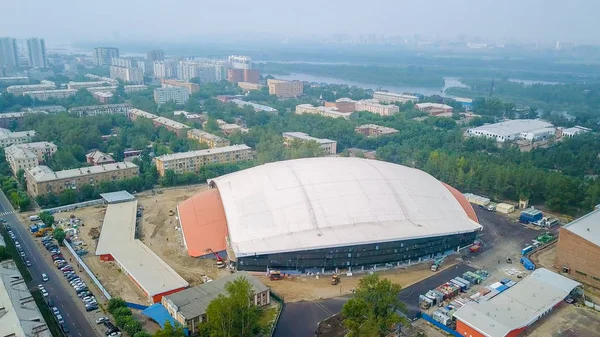 Rosja Krasnojarsk Lipca 2018 Obiekt Sportowy Stadion Yenisei Yenisei Ice — Zdjęcie stockowe