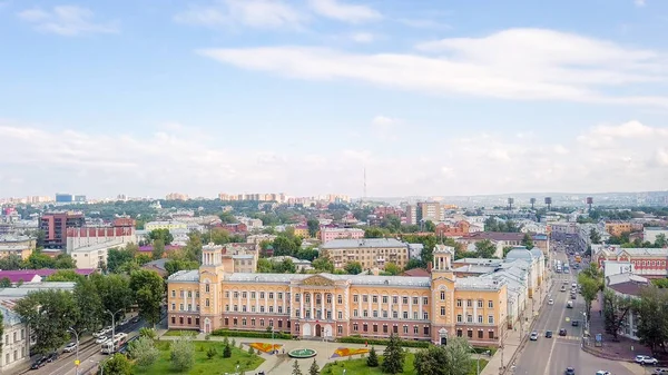 Ryssland Irkutsk Juli 2018 Byggnad Vostsibugol Handel Och Industri Företag — Stockfoto