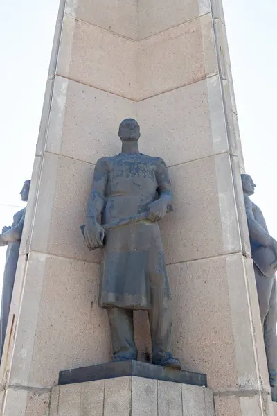 Russland Omsk Juli 2018 Denkmal Des Ruhms Für Helden Kriegerdenkmal — Stockfoto