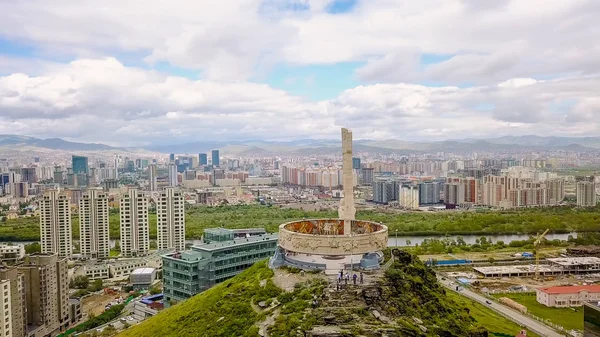 Ulaanbaatar Mongolia Memorialul Soldaților Sovietici Zaisan Tolgoi Complexul Onoarea Sprijinului — Fotografie, imagine de stoc