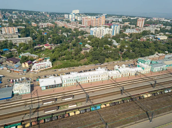 Russie Irkoutsk Juillet 2018 Gare Centrale Ville Irkoutsk Irkoutsk Passager — Photo