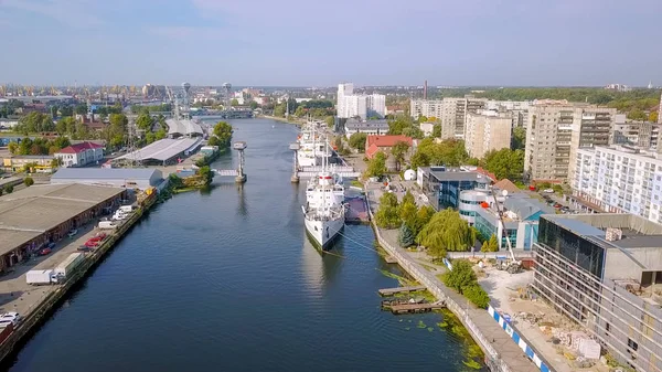Russie Kaliningrad Septembre 2018 Expositions Navires Musée Océan Mondial Jetée — Photo