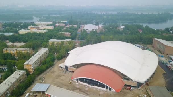 Russie Krasnoyarsk Juillet 2018 Installations Sportives Stade Yenisei Yenisei Ice — Video