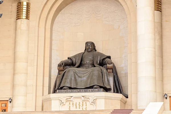 Mongolei Ulaanbaatar August 2018 Denkmal Für Genghis Khan Das Denkmal — Stockfoto