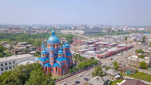 Russland Irkutsk Die Kirche Der Ikone Der Gottesmutter Kasans Der — Stockfoto