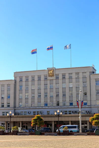Russia Kaliningrad September 2018 Administration Kaliningrad Victory Square — Stock Photo, Image