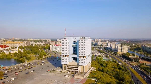 Russia Kaliningrad September 2018 Central Part City Kaliningrad Unfinished Building — Stock Photo, Image