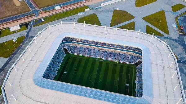 Rusia Kaliningrado Septiembre 2018 Vista Aérea Atardecer Estadio Kaliningrado Estadio — Foto de Stock