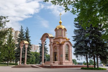Rusya, Kemerovo. Şapel tüm kim Kemerovo sevinç üzüntü Tanrının annesi simgesinin