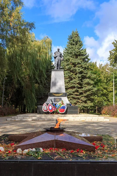 Rusia Zelenogradsk Septiembre 2018 Complejo Conmemorativo Fosa Común Los Soldados —  Fotos de Stock