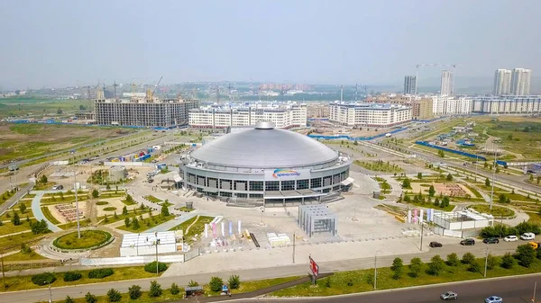 Rússia Krasnoyarsk Julho 2018 Instalação Esportiva Arena North Complexo Multifuncional — Fotografia de Stock