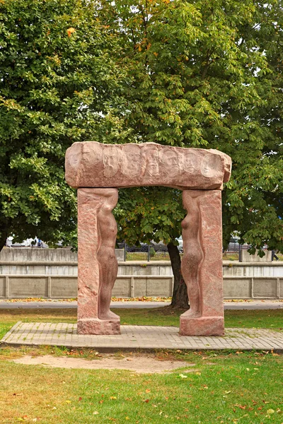 Russland Kaliningrad September 2018 Schaffung Frieden Ein Tschernitski — Stockfoto