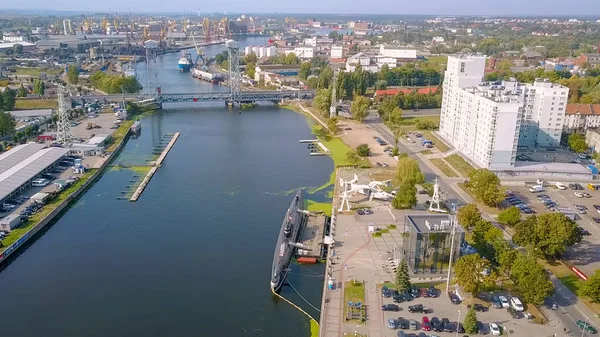 Rosja Kaliningrad Września 2018 Muzeum Oceanu Światowego Molo Okręt Podwodny — Zdjęcie stockowe