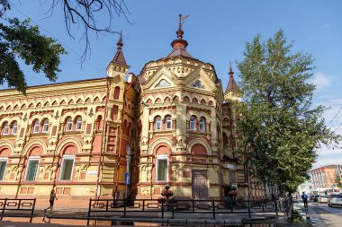 Rusya, Irkutsk - 25 Temmuz 2018: Palace çocuk ve gençlik yaratıcılık