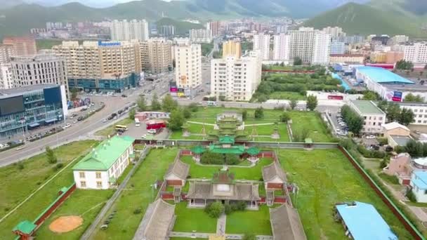 Mongólia Ulaanbaatar Agosto 2018 Palácio Inverno Bogd Khan Palácio Bogd — Vídeo de Stock