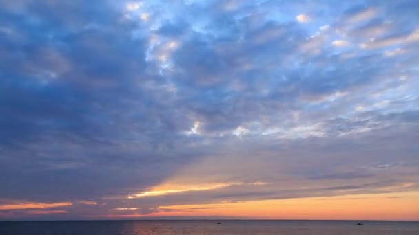 波索尔斯基索湾 俄罗斯贝加尔湖上空的日落 布里亚特 时间流逝 Ultrahd — 图库视频影像