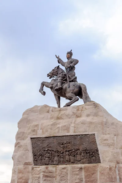 Mongolei Ulaanbaatar August 2018 Denkmal Von Sukhbaatar Das Denkmal Wurde — Stockfoto