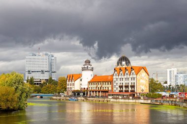 Rusya, Kaliningrad - 24 Eylül 2018: CI orta kısmında