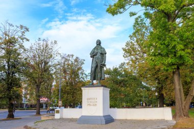 Rusya, Kaliningrad - 22 Eylül 2018: Friedrich anıt 