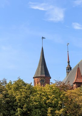 Rusya, Kaliningrad. Kaliningrad şehir merkezi parçası