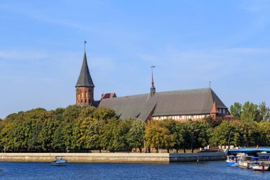 Rusya, Kaliningrad. Kaliningrad şehir merkezi parçası