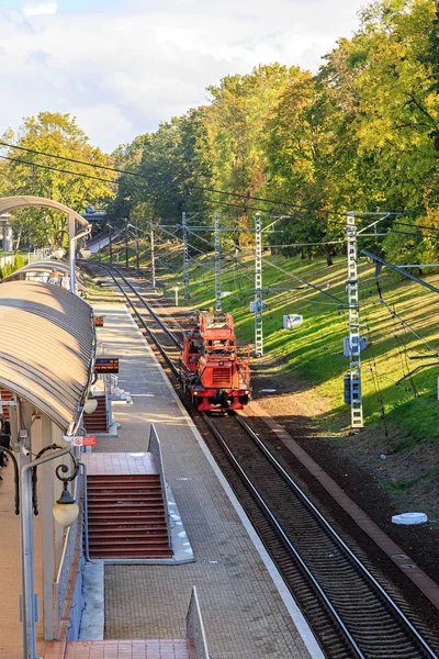 Russia, Kaliningrad - 24 settembre 2018: Drizina sulla stazione — Foto Stock