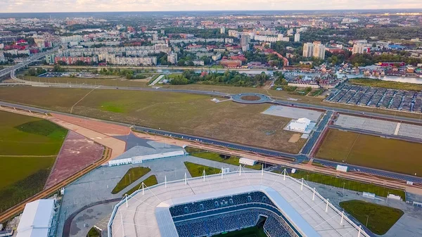 Russland, kaliningrad - 24. september 2018: Luftaufnahme — Stockfoto