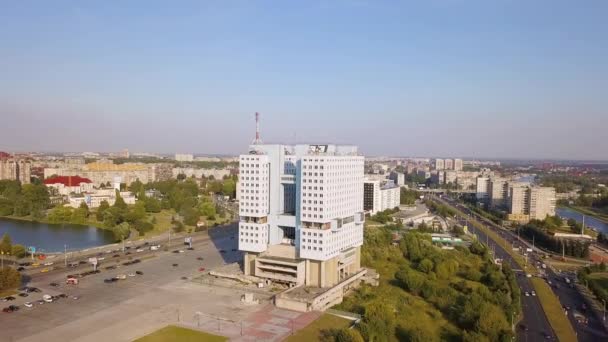 Russia Kaliningrad Settembre 2018 Parte Centrale Della Città Kaliningrad Edificio — Video Stock