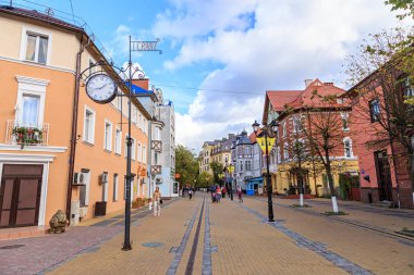 Rusya, Zelenogradsk - 22 Eylül 2018: Re Cranz izle