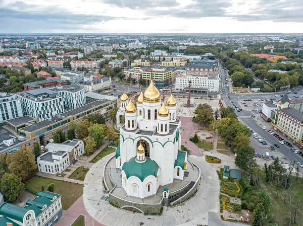 Russie, Kaliningrad - 22 septembre 2018 : Photographie aérienne. Vi — Photo