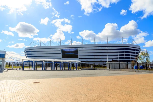 Rosja, Kaliningrad - 25 września 2018: Stadion "Kaliningrad" — Zdjęcie stockowe