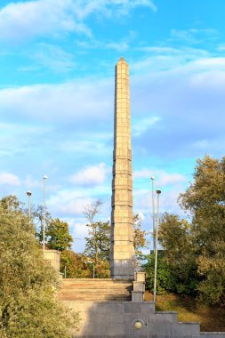 Rusya, Kaliningrad - 22 Eylül 2018: 1200 görevlisi anıt
