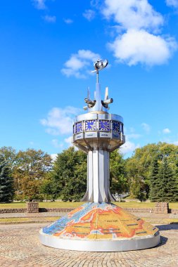 Rusya, Kaliningrad - 25 Eylül 2018: Heykel 