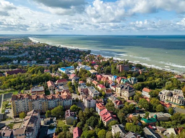 Rusia, Zelenogradsk. Vista panorámica del mar Báltico. Antena P —  Fotos de Stock