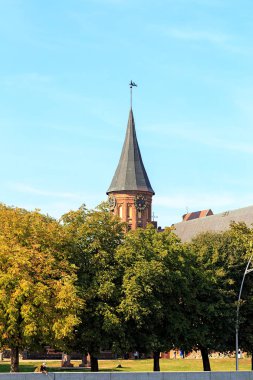 Rusya, Kaliningrad. Kaliningrad şehir merkezi parçası