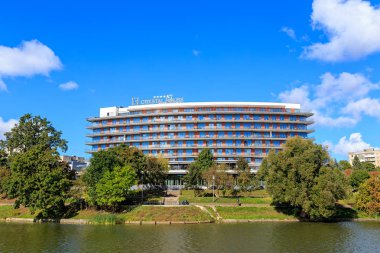 Rusya, Kaliningrad - 25 Eylül 2018: Kristal House Hotel