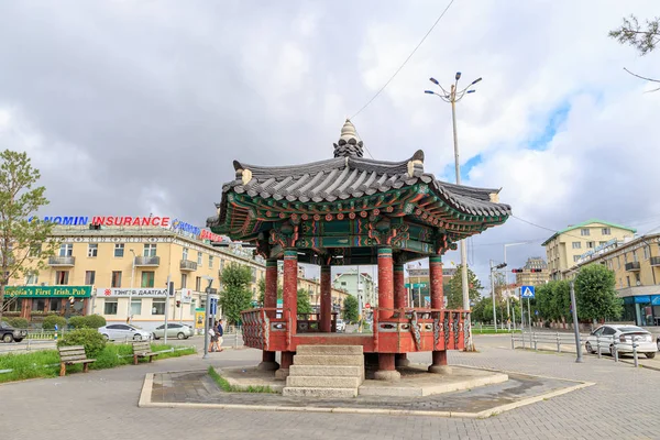 Moğolistan, Ulaanbaatar - 08 Ağustos 2018: Seul Pavilion, bulunan — Stok fotoğraf