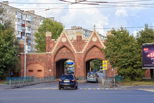 Rusland, Kaliningrad - September 22, 2018: Brandenburger Tor. Een — Stockfoto