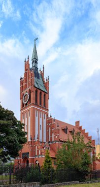 Rusya, Kaliningrad - 22 Eylül 2018: Kutsal Fam Kirche